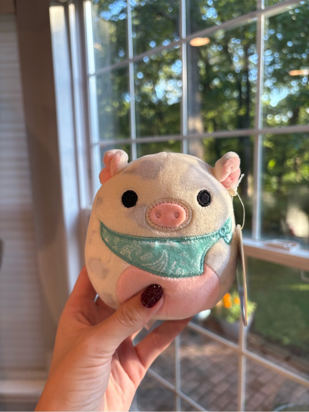 Rosie the pig with a bandana squishmallow NWT 5in OG easter edition